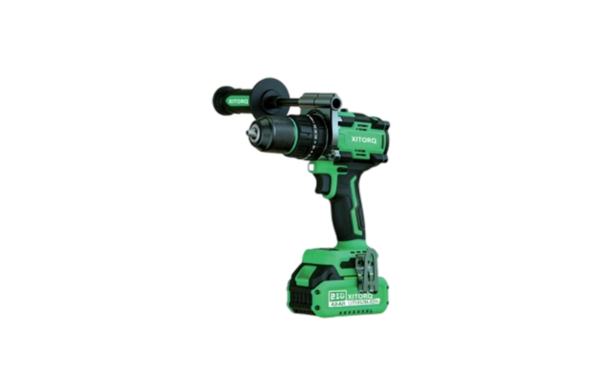 XJ.617 21V lithium-ion børsteløs hammerboremaskine/driver (heavy-duty) — 170N·m drejningsmoment, 3-gear